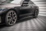 Maxton Design - Side Skirts Diffusers V.1 BMW Series 4 M-Pack / M440i G22 / G23 & Facelift