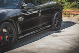Maxton Design - Side Skirts Diffusers V.1 Porsche Panamera Turbo 970 (Facelift)