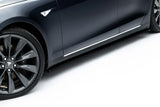 Maxton Design - Side Skirts Diffusers V.1 Tesla Model S MK1 - Royal Body Kits