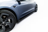 Maxton Design - Side Skirts Diffusers V.3 Tesla Model 3 MK1 / MK1 (Facelift)
