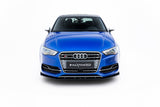 Maxton Design - Street Pro Front Splitter Audi S3 / A3 S-Line Sedan 8V