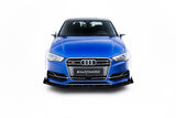 Maxton Design - Street Pro Front Splitter + Flaps Audi S3 / A3 S-Line Sedan 8V