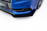 Maxton Design - Street Pro Front Splitter + Flaps Audi S3 / A3 S-Line Sedan 8V