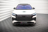 Maxton Design - Front Splitter V.1 Audi Q4 E-Tron S-Line Sportback MK1