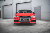 Maxton Design - Front Splitter V.1 Audi S3 8V / A3 S-Line 8V Sedan / Cabrio