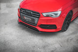 Maxton Design - Front Splitter V.1 Audi S3 8V / A3 S-Line 8V Sedan / Cabrio