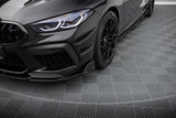 Maxton Design - Front Splitter + Flaps V.1 BMW M8 Gran Coupe F93 / Coupe F92
