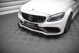Maxton Design - Front Splitter V.1 Mercedes Benz C63 AMG Coupe C205 (Facelift)