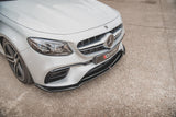 Maxton Design - Front Splitter V.1 Mercedes Benz E63 AMG Estate/Sedan S213/W213