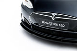 Maxton Design - Front Splitter V.1 Tesla Model S MK1 - Royal Body Kits