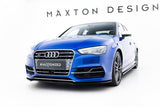 Maxton Design - Front Splitter V.2 Audi S3 / A3 S-Line 8V Sedan / Cabrio