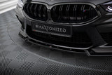 Maxton Design - Front Splitter V.3 BMW M8 Gran Coupe F93 / Coupe F92