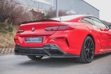 Maxton Design - Central Rear Splitter (without vertical bars) BMW Series 8 M-Pack Coupe G15