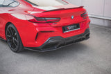 Maxton Design - Central Rear Splitter (without vertical bars) BMW Series 8 M-Pack Coupe G15