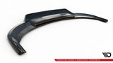 Maxton Design - Central Rear Splitter (with Vertical Bars) Audi E-Tron