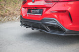 Maxton Design - Central Rear Splitter (with vertical bars) BMW Series 8 M-Pack Coupe G15
