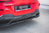 Maxton Design - Central Rear Splitter (with vertical bars) BMW Series 8 M-Pack Coupe G15
