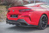 Maxton Design - Central Rear Splitter (with vertical bars) BMW Series 8 M-Pack Coupe G15