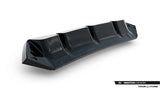 Maxton Design - Rear Splitter (with Vertical Bars) BMW M5 F90 / F90 (Facelift) - Royal Body Kits