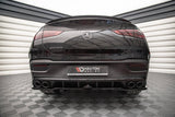 Maxton Design - Central Rear Splitter (with vertical bars) Mercedes Benz GLE 53 AMG Coupe C167
