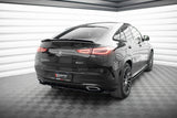 Maxton Design - Central Rear Splitter (with Vertical Bars) Mercedes Benz GLE-Class Coupe AMG-Line C167