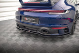 Maxton Design - Central Rear Splitter (with Vertical Bars) V.1 Porsche 911 Carrera Aero / Carrera GTS 992
