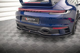 Maxton Design - Rear Splitter (with Vertical Bars) V.1 Porsche 911 Carrera with Sport Design package / Carrera GTS 992