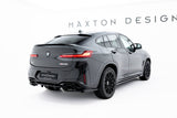 Maxton Design - Rear Splitter (with Vertical Bars) V.2 BMW X4 M-Pack G02 (Facelift)