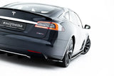 Maxton Design - Rear Side Splitters V.2 Tesla Model S MK1 - Royal Body Kits