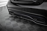 Maxton Design - Central Rear Splitter (With Vertical Bars) Mercedes Benz A-Class AMG-Line W176 (Facelift) Rear Diffuser Maxton Design royalty-bespoke.myshopify.com