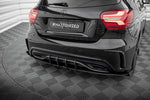 Maxton Design - Street Pro Rear Side Splitters + Flaps Mercedes Benz A-Class AMG-Line W176 (Facelift)