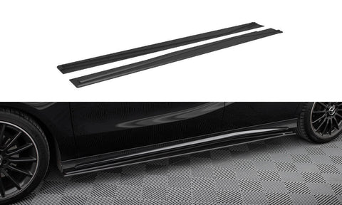 Maxton Design - Street Pro Side Skirts Diffusers Mercedes Benz A-Class AMG-Line W176 (Facelift) Side Skirts Diffusers Maxton Design royalty-bespoke.myshopify.com