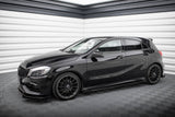 Maxton Design - Street Pro Side Skirts Diffusers + Flaps Mercedes Benz A-Class AMG-Line W176 (Facelift)