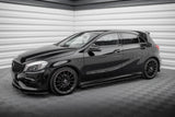 Maxton Design - Street Pro Side Skirts Diffusers Mercedes Benz A-Class AMG-Line W176 (Facelift) Side Skirts Diffusers Maxton Design royalty-bespoke.myshopify.com