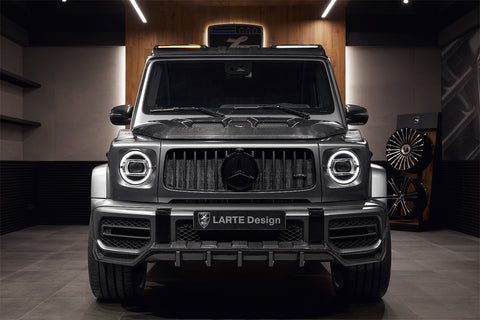 Larte Design - Front Bumper Overlay Mercedes Benz G63 AMG W464 Front Spoiler Larte Design royalty-bespoke.myshopify.com
