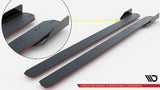 Maxton Design - Racing Durability Side Skirts Diffusers + Flaps Ford Focus RS MK3