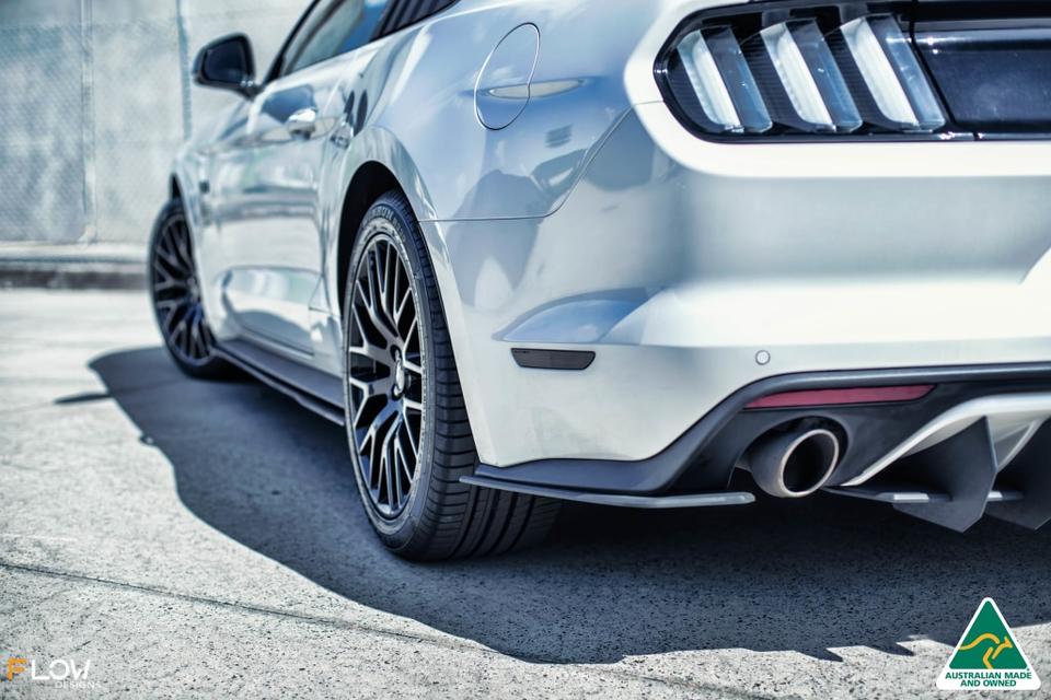 Flow Designs - Rear Splitters Ford Mustang GT S550 FM | Royal Body Kits