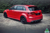 Flow Designs - Rear Splitters Audi S3 Sportback 8V Rear Side Splitters Flow Designs royalty-bespoke.myshopify.com 