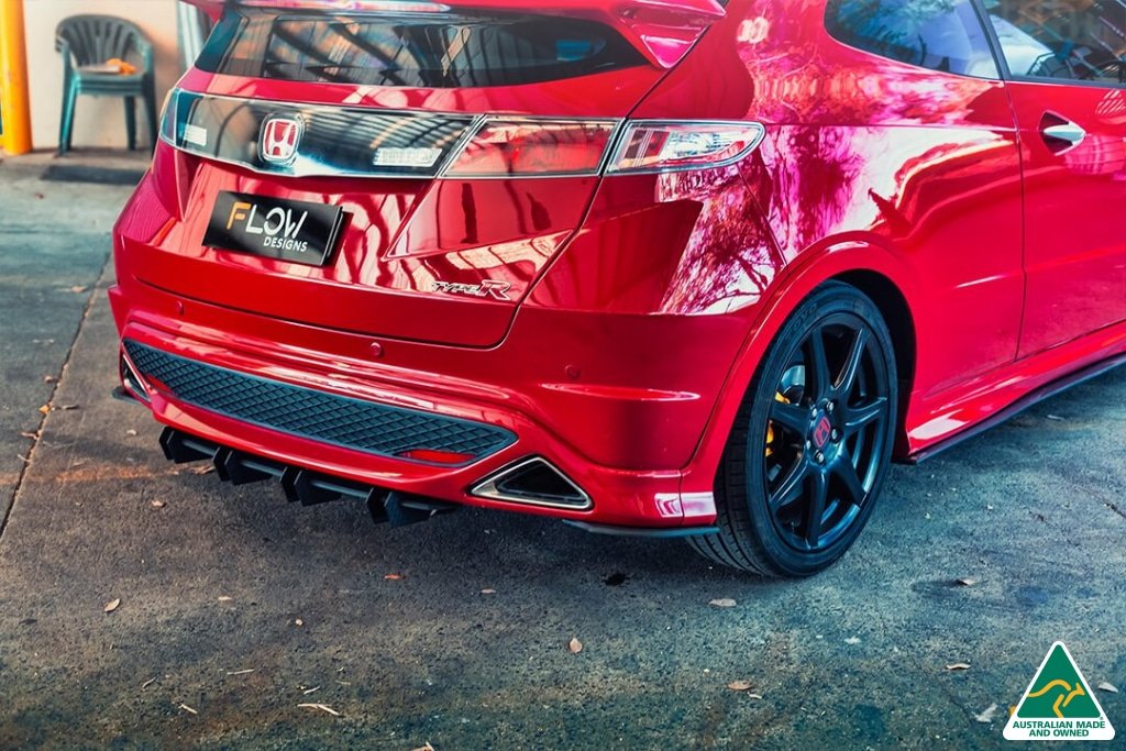 Flow Designs - Rear Diffuser Honda Civic Type R FN2 | Royal Body Kits