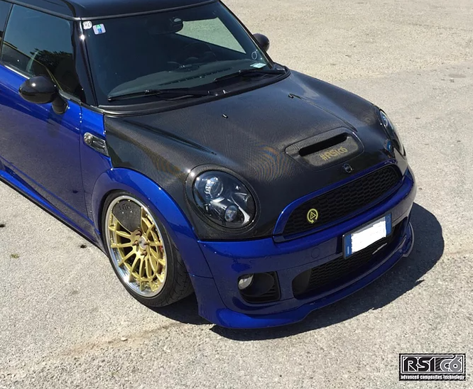 RSI c6 - Carbon Fiber Hood Mini R55/R56/R57/R58/R59 | Royal Body Kits