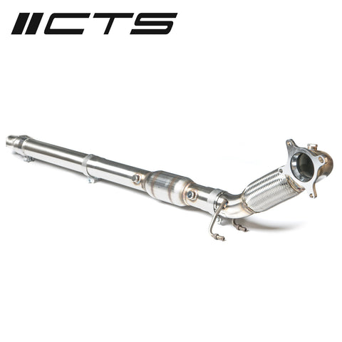 CTS Turbo - Downpipe with High-Flow Cat Audi A3 8P / TT 8J