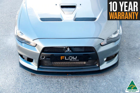 Flow Designs - Front Splitter V.1 Mitsubishi Lancer Evolution X Front Spoiler Flow Designs royalty-bespoke.myshopify.com 