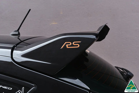 Ford Focus RS MK3 & MK3.5 Spoiler Panels | Adhesive Gloss Black Custom Logo Decals