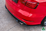 Flow Designs - Rear Splitters Audi S3 Sedan 8V Rear Side Splitters Flow Designs royalty-bespoke.myshopify.com 