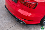 Flow Designs - Rear Splitters Audi S3 Sedan 8V