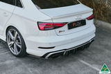 Flow Designs - Rear Splitters Audi RS3 8V Sedan (Facelift)