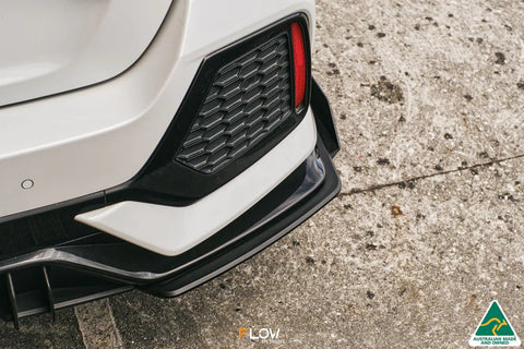 Flow Designs - Rear Splitters Honda Civic RS FK4/FK7 Hatchback (Pre-Facelift) Rear Side Splitters Flow Designs royalty-bespoke.myshopify.com 