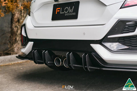 Flow Designs - Rear Diffuser Honda Civic RS FK4/FK7 Hatchback (Facelift)