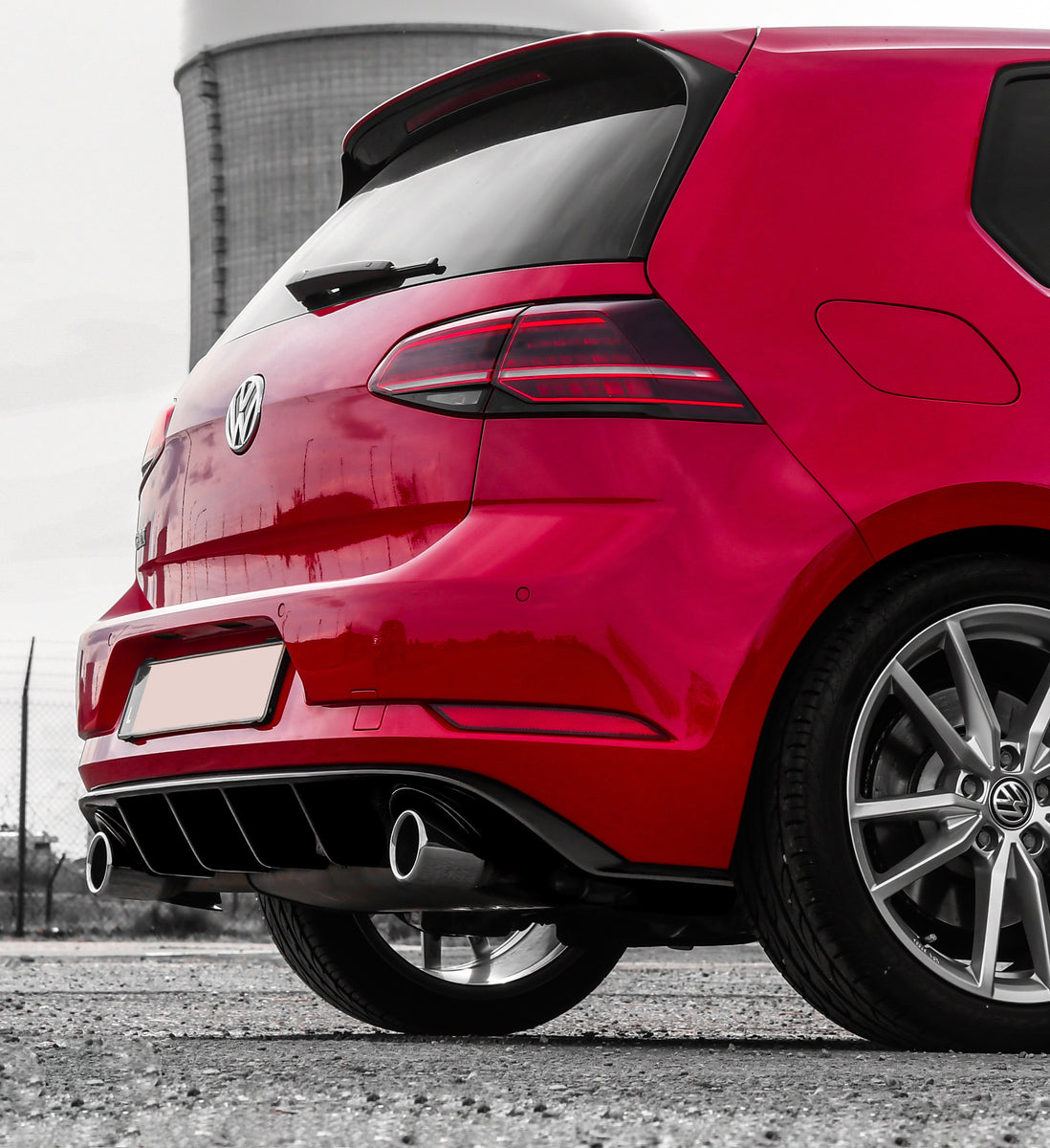 Blck by RBK - Rear Diffuser Volkswagen Golf GTI Mk7.5 | Royal Body Kits