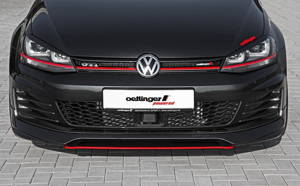 Oettinger Golf7 GTI フロントスポイラー Oettinger - Front Spoiler Volkswagen Golf GTD/GTI MK7 - OE 804 340